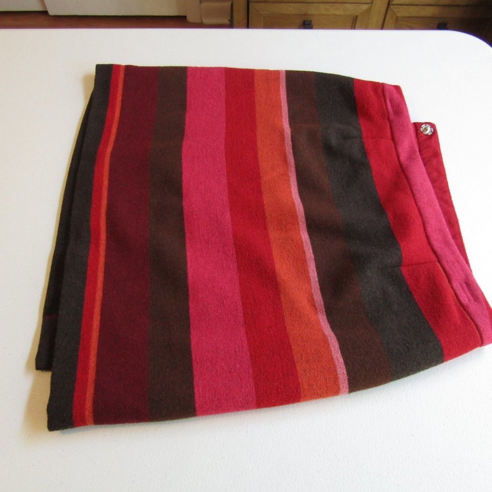 Loft Stripe Wrap Skirt - Picture 6 of 6
